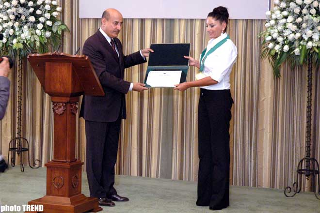 Первая леди Азербайджана Мехрибан Алиева удостоена звания посла Доброй воли ISESCO